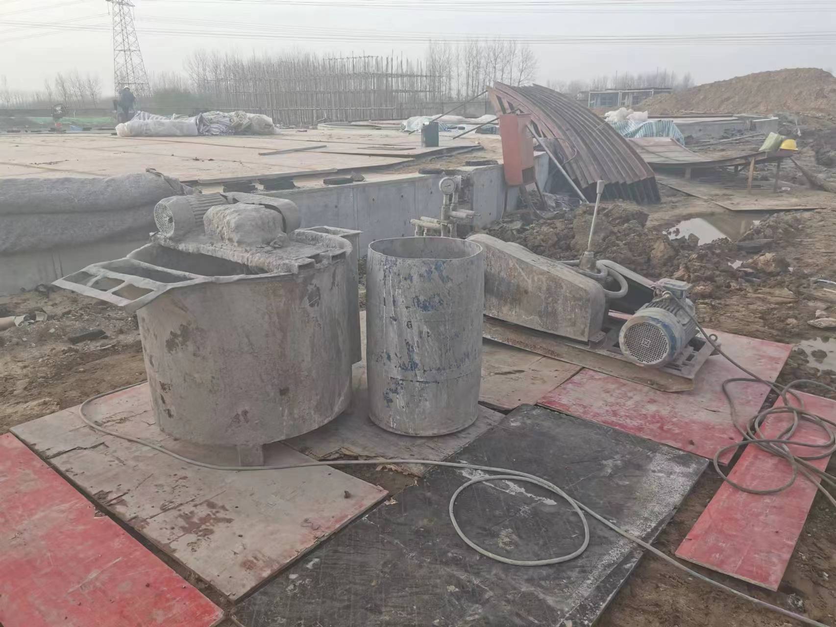 潜江经济开发区设备基础注浆